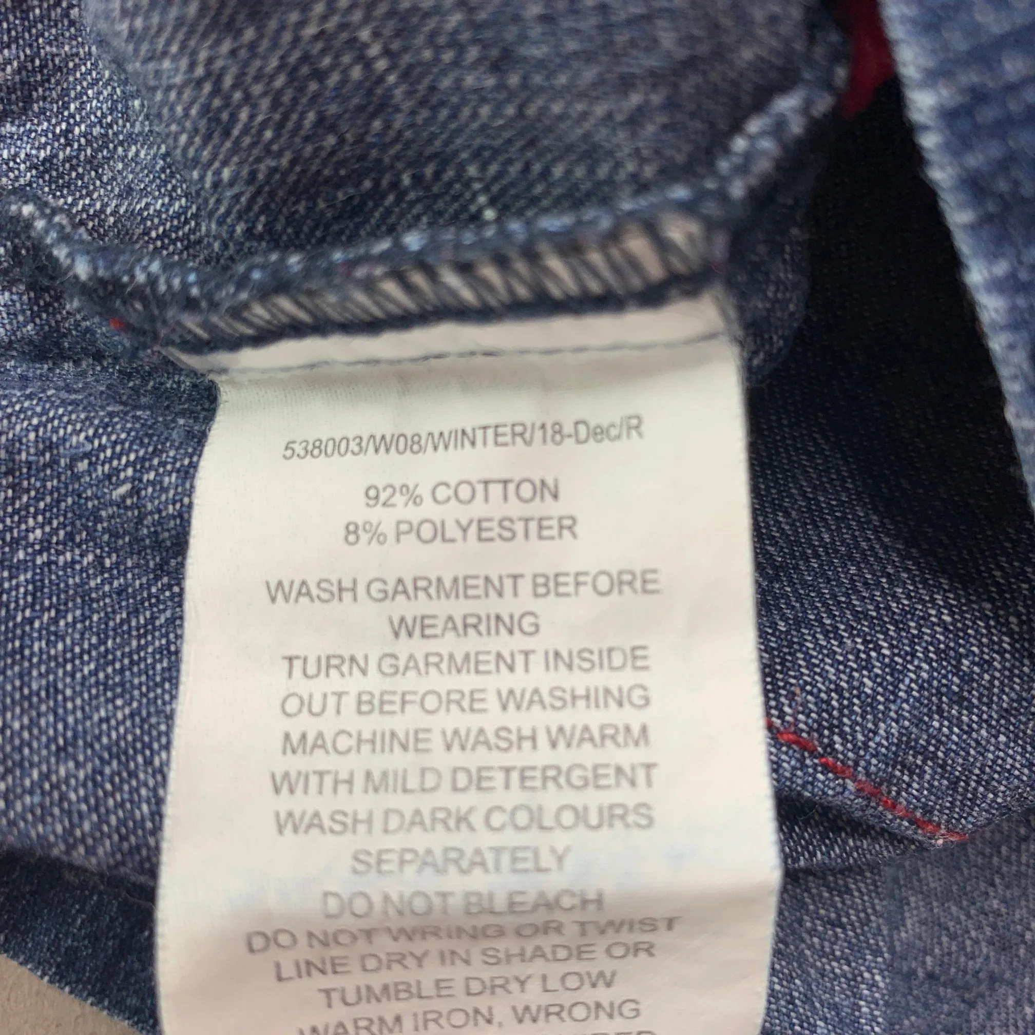Pumpkin Patch dark denim overalls dress / pinafore, size 0, Pre-loved