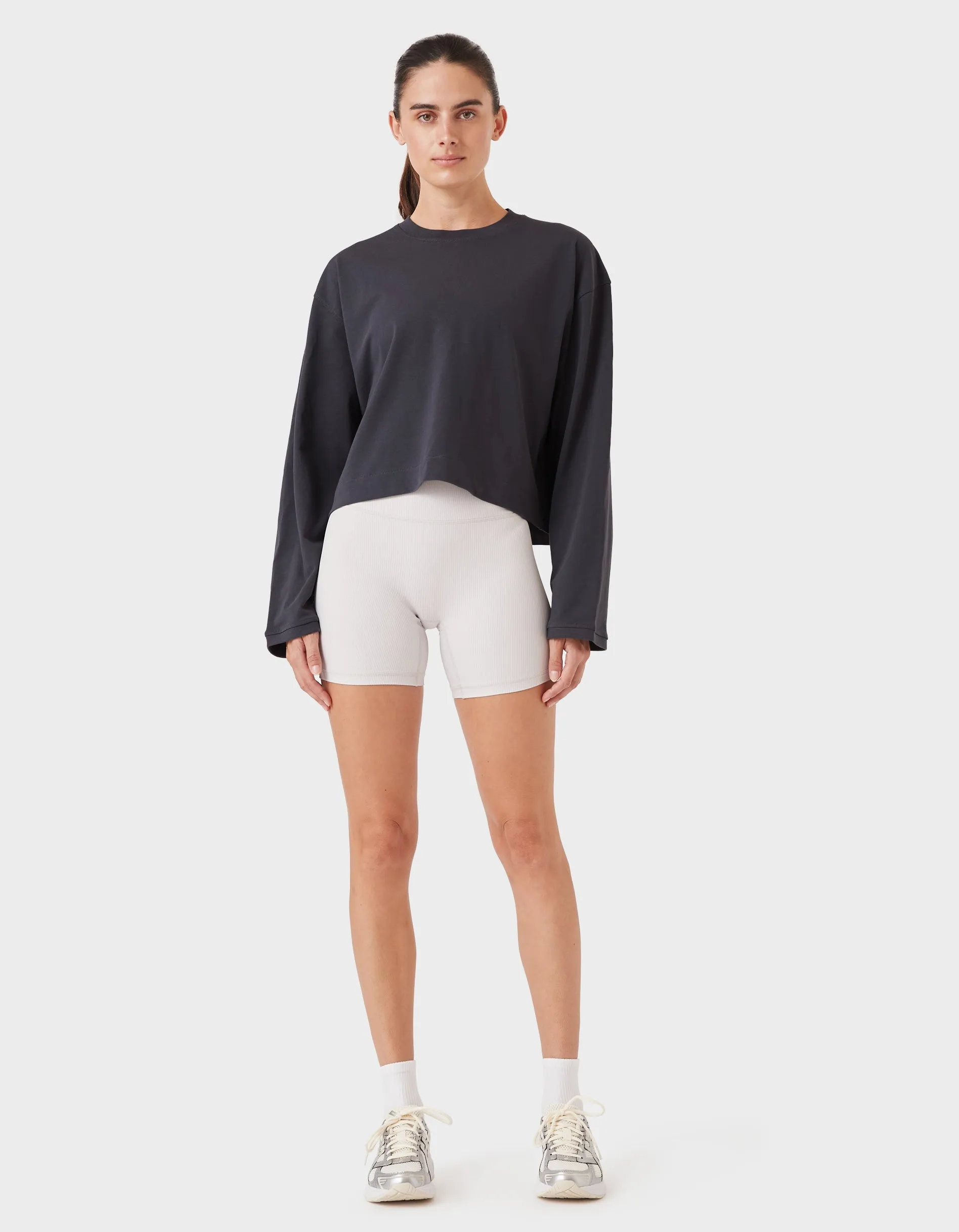 Rec Gen - Float Crop LS Tee Anchor