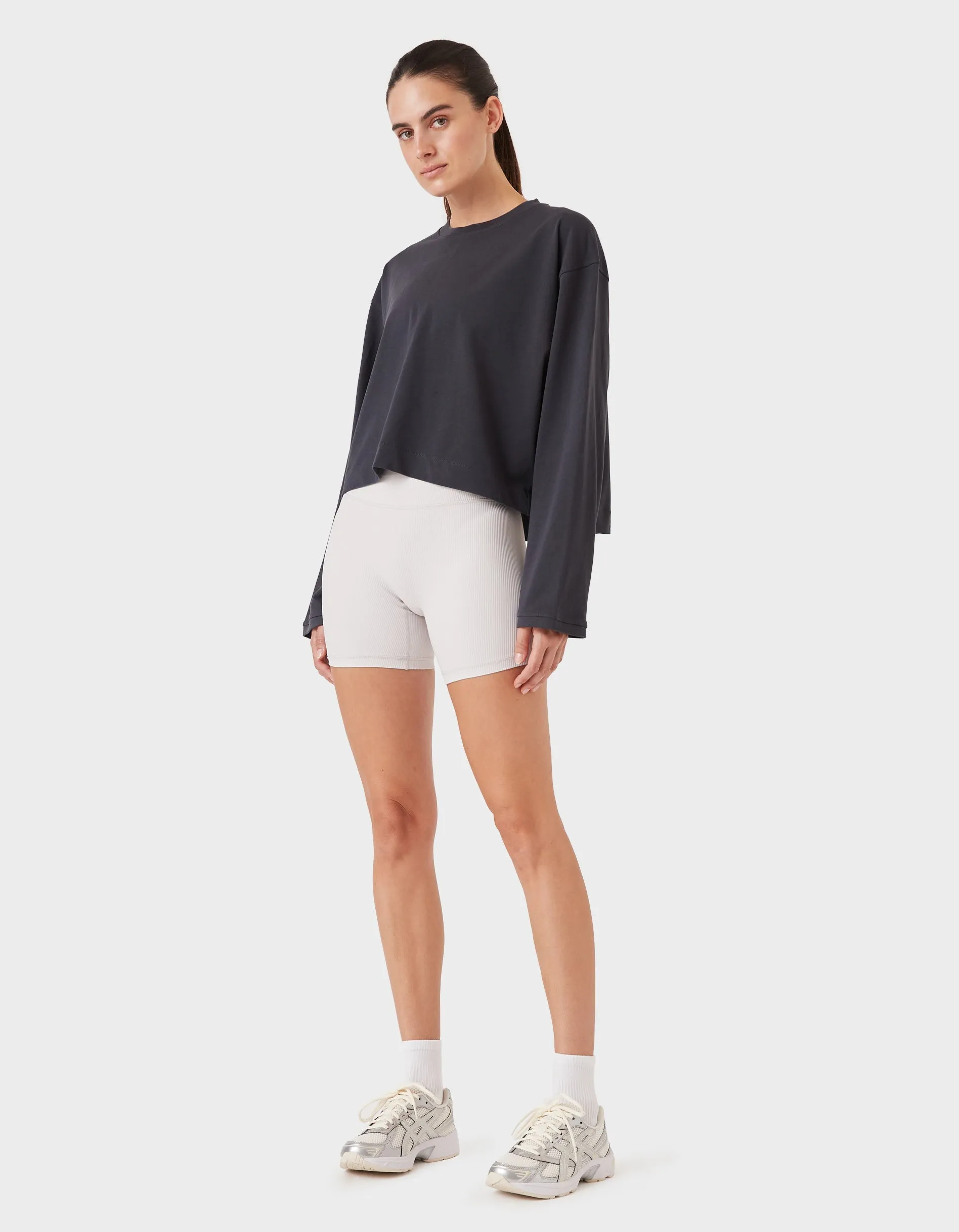 Rec Gen - Float Crop LS Tee Anchor