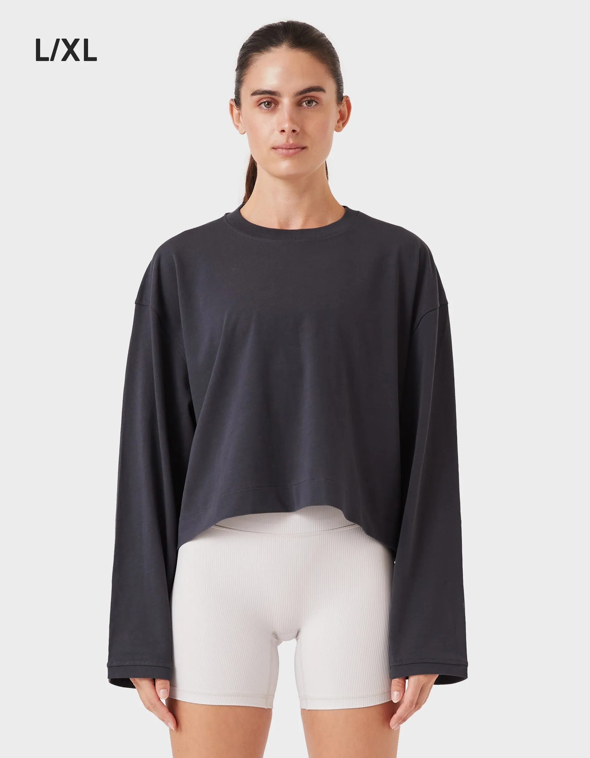 Rec Gen - Float Crop LS Tee Anchor