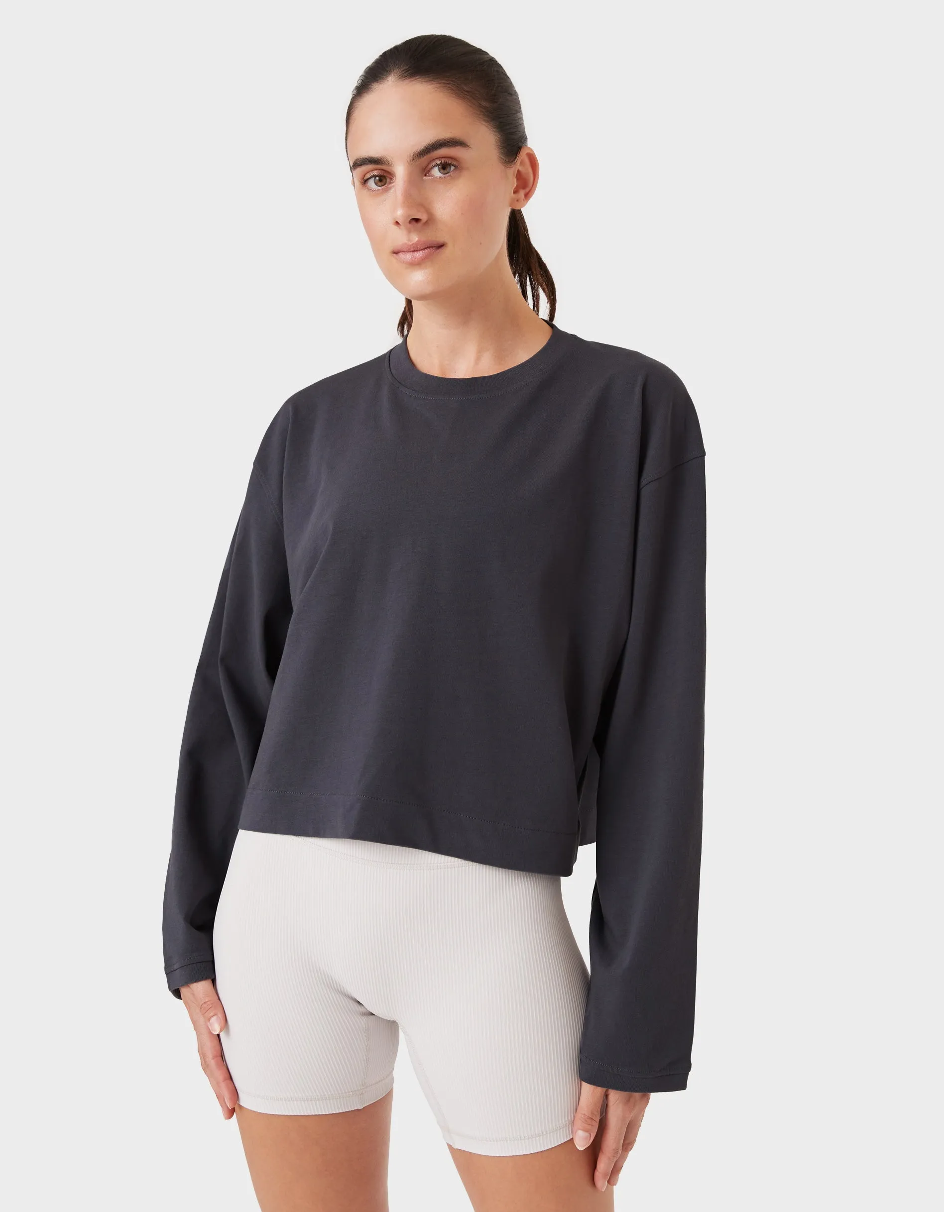 Rec Gen - Float Crop LS Tee Anchor