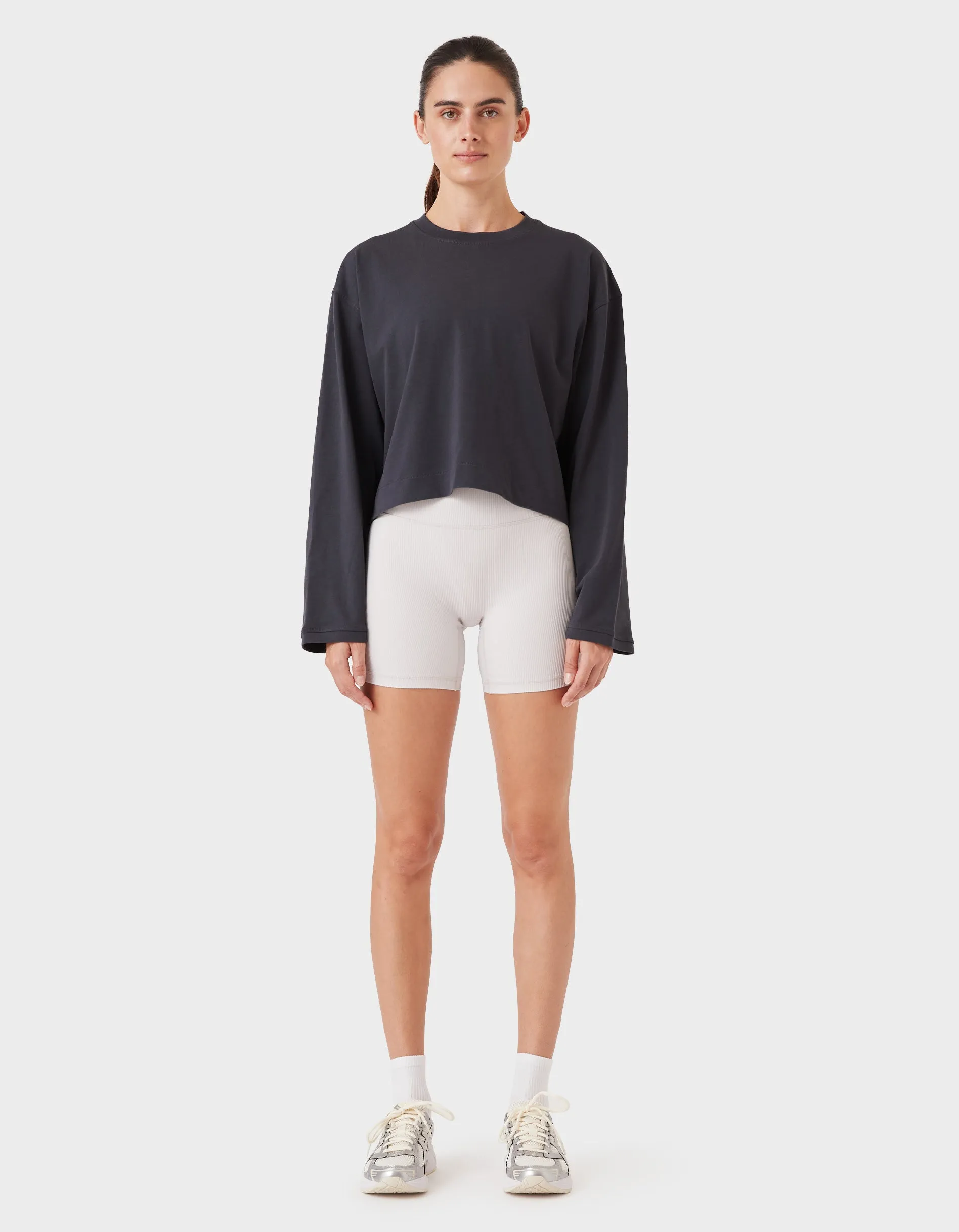 Rec Gen - Float Crop LS Tee Anchor