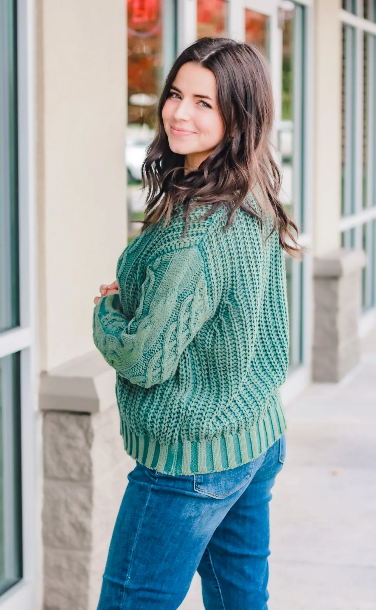 Remember to Breathe Mineral Wash Sweater