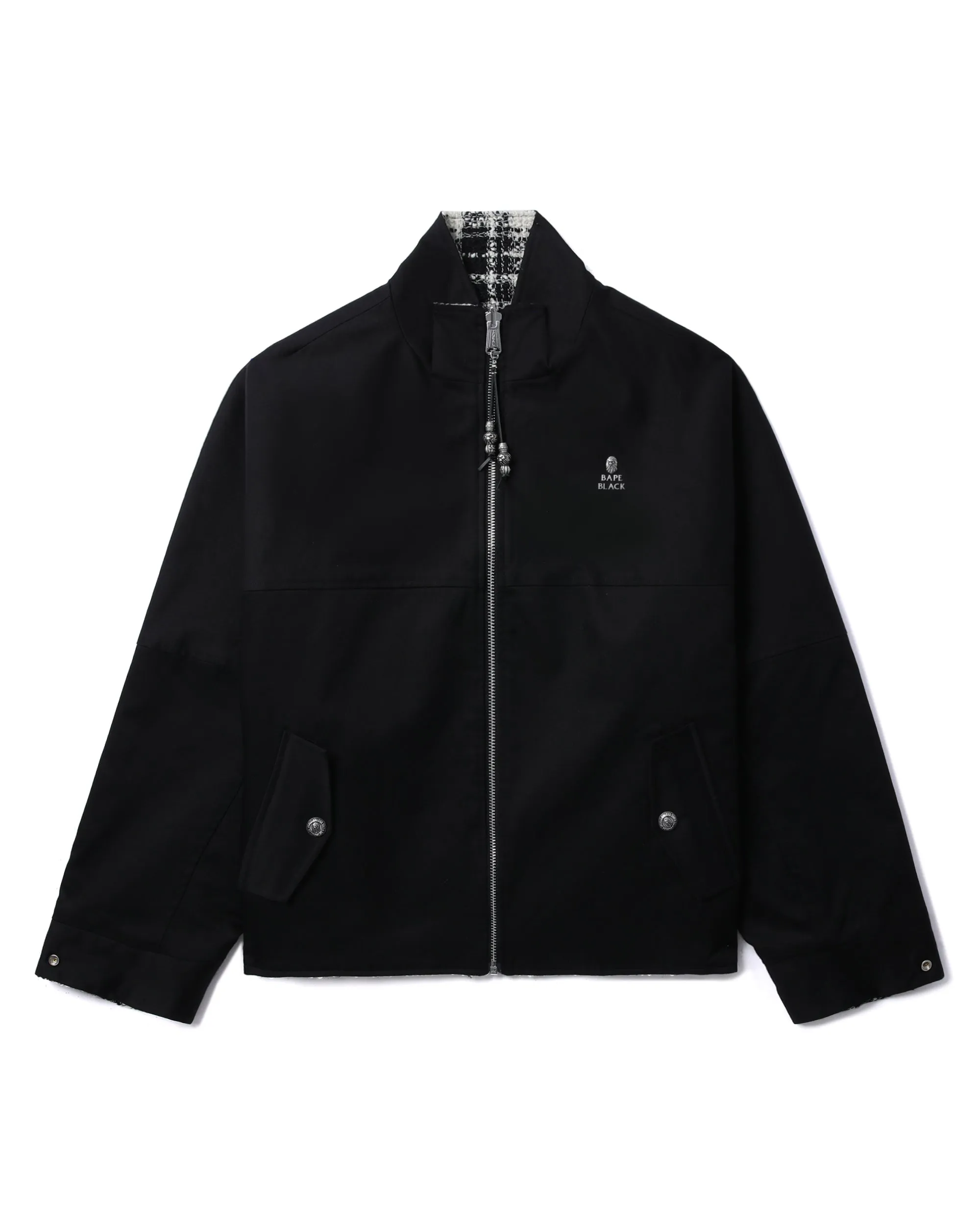 Reversible harrington jacket