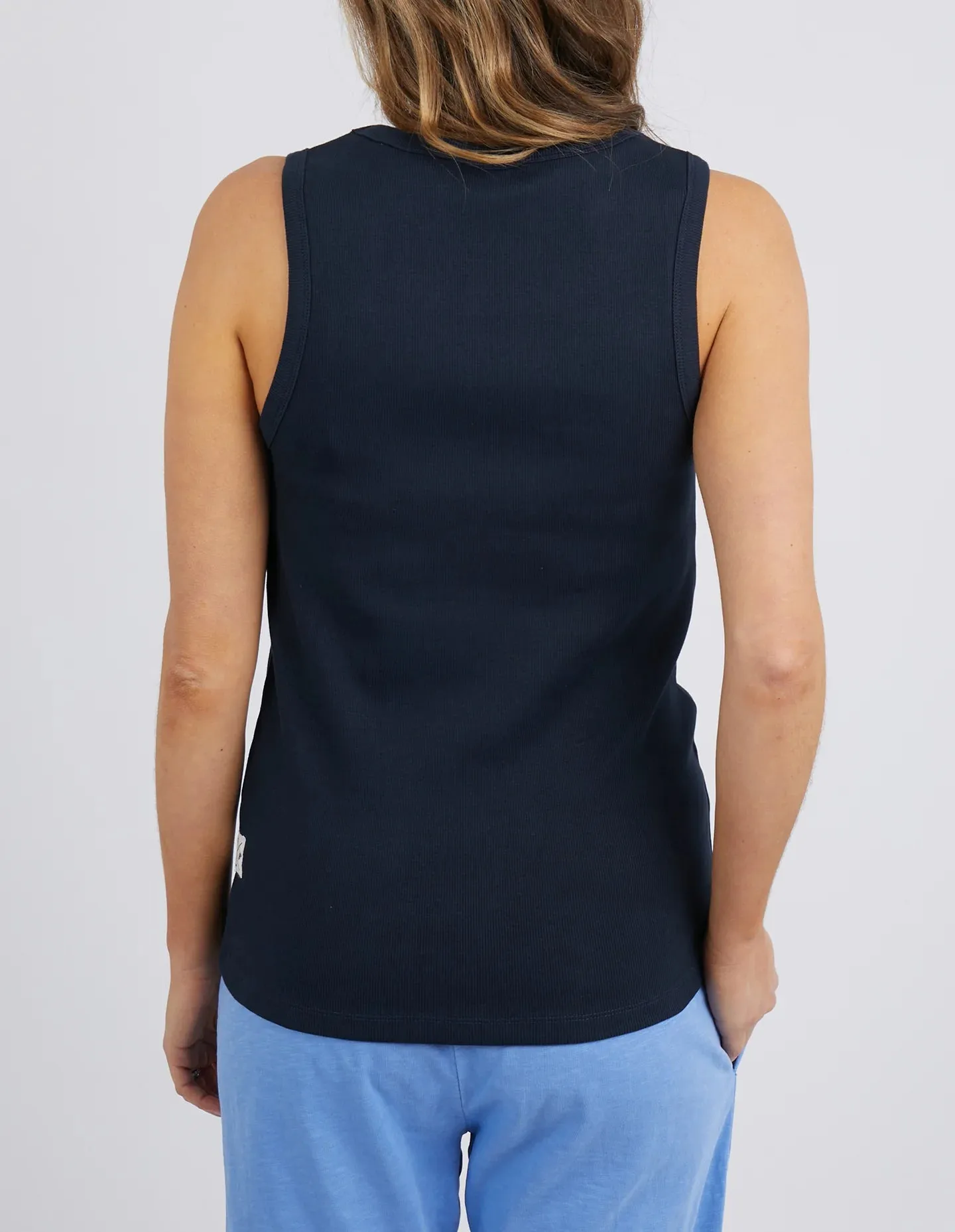 Rib Crew Tank Navy