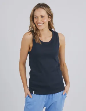 Rib Crew Tank Navy