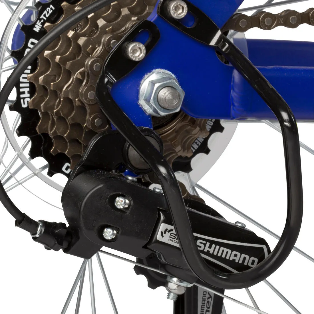 Rockrider 340 Mountain Bike - Blue/Yellow