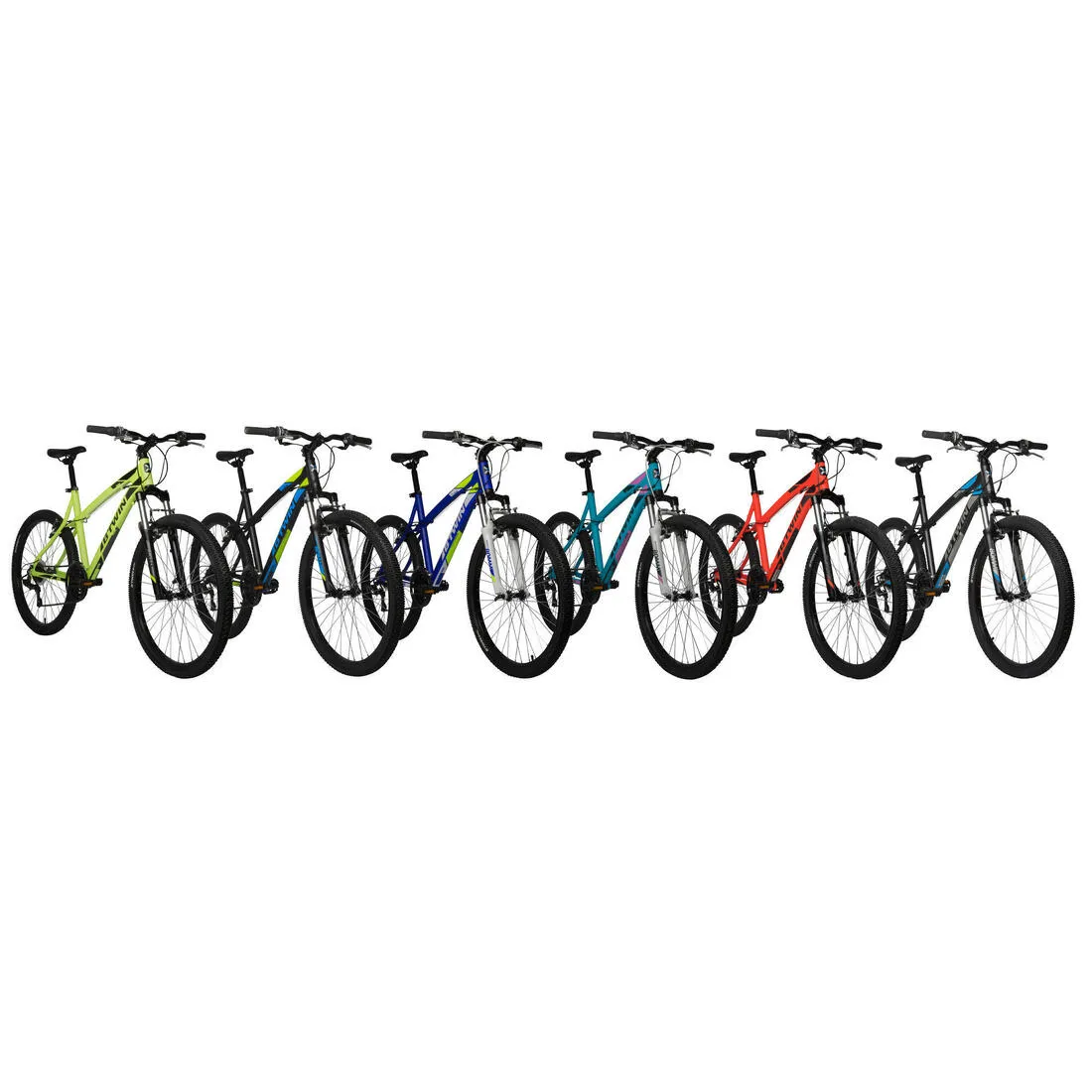Rockrider 340 Mountain Bike - Blue/Yellow