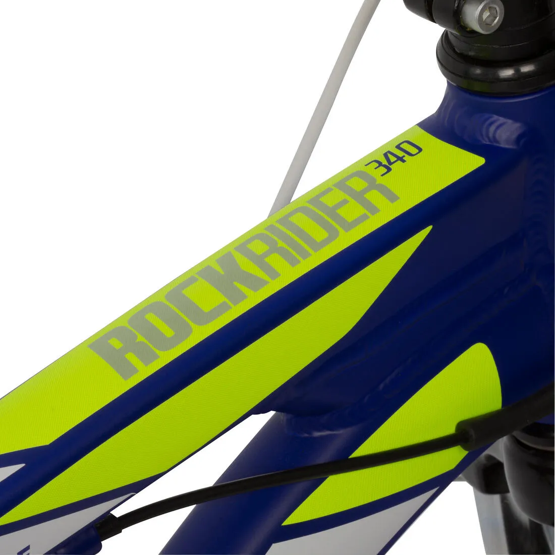 Rockrider 340 Mountain Bike - Blue/Yellow