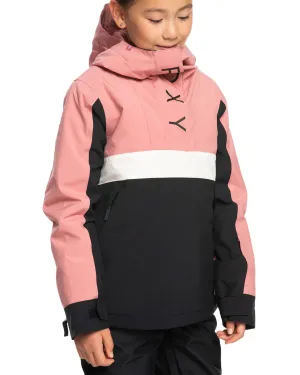 Roxy Girls' 8-16 Shelter Girls' Technical Snow Jacket - Dusty Rose