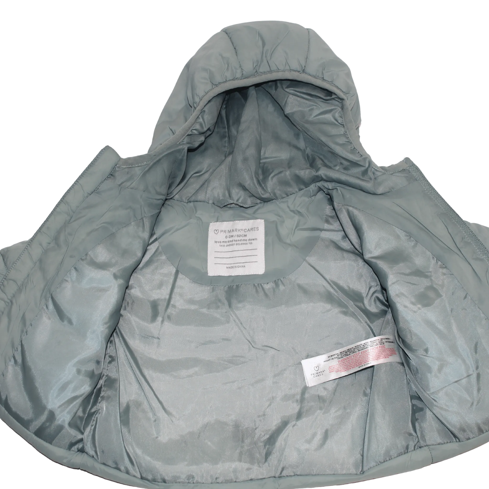 Sage Green Puffa Jacket