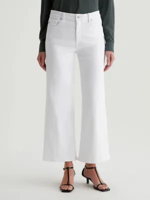 Saige Wide Leg Crop in Gallery White