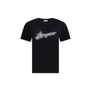 Saint Laurent Logoed T-Shirt