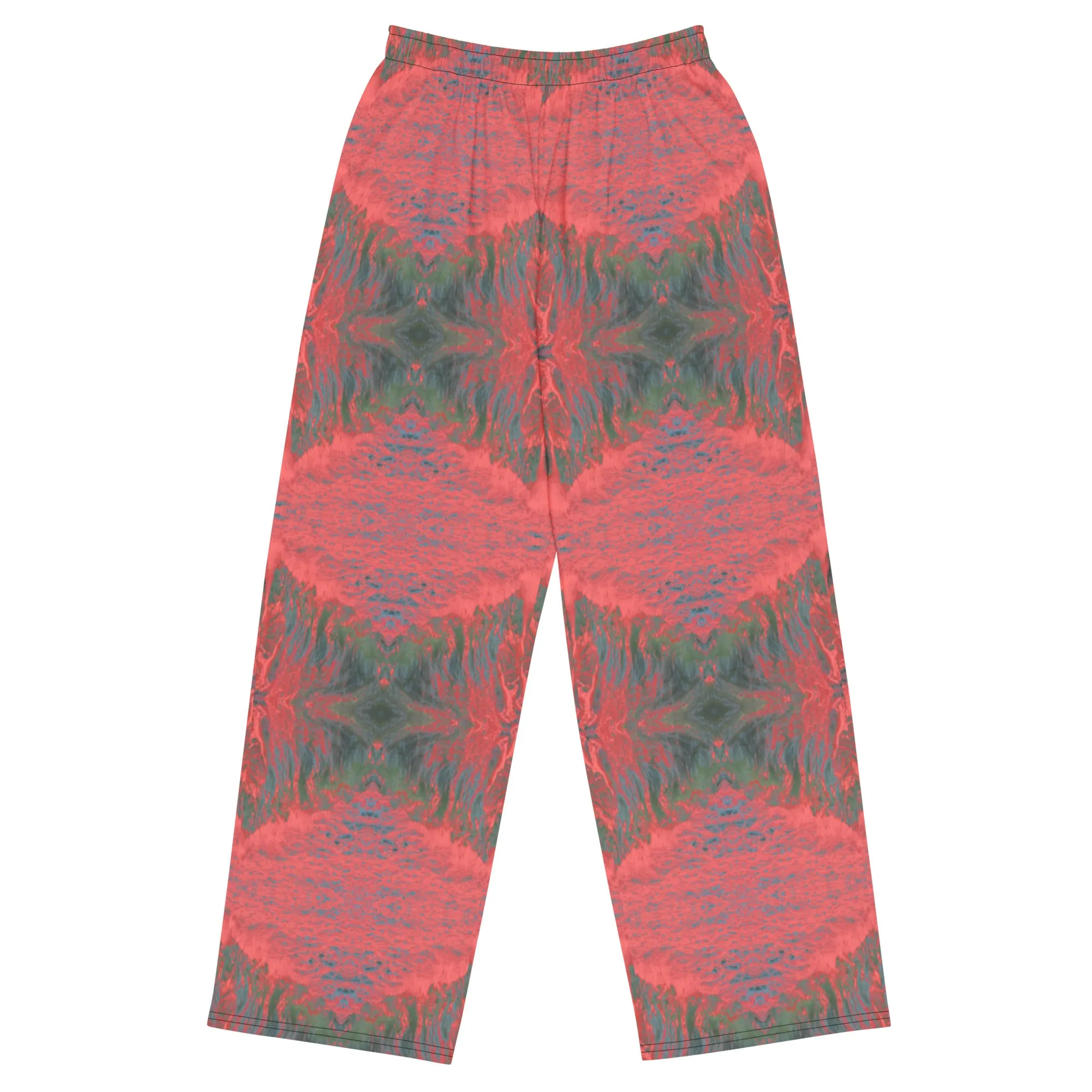 Salmon Reef Unisex Wide-Leg Pajama Pants
