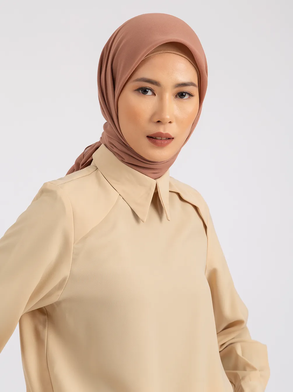 SANNY TOP PLAIN CAMEL