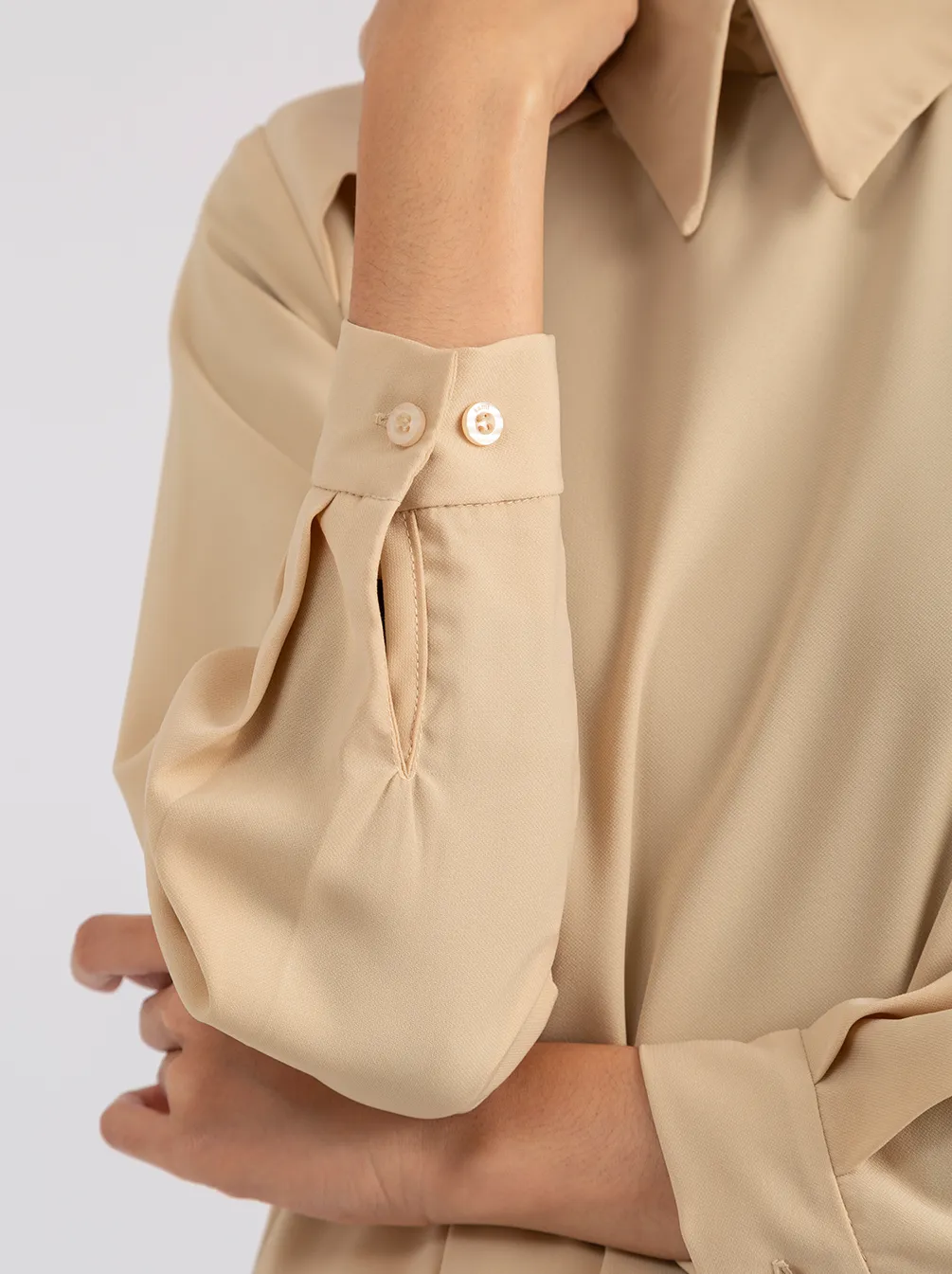 SANNY TOP PLAIN CAMEL