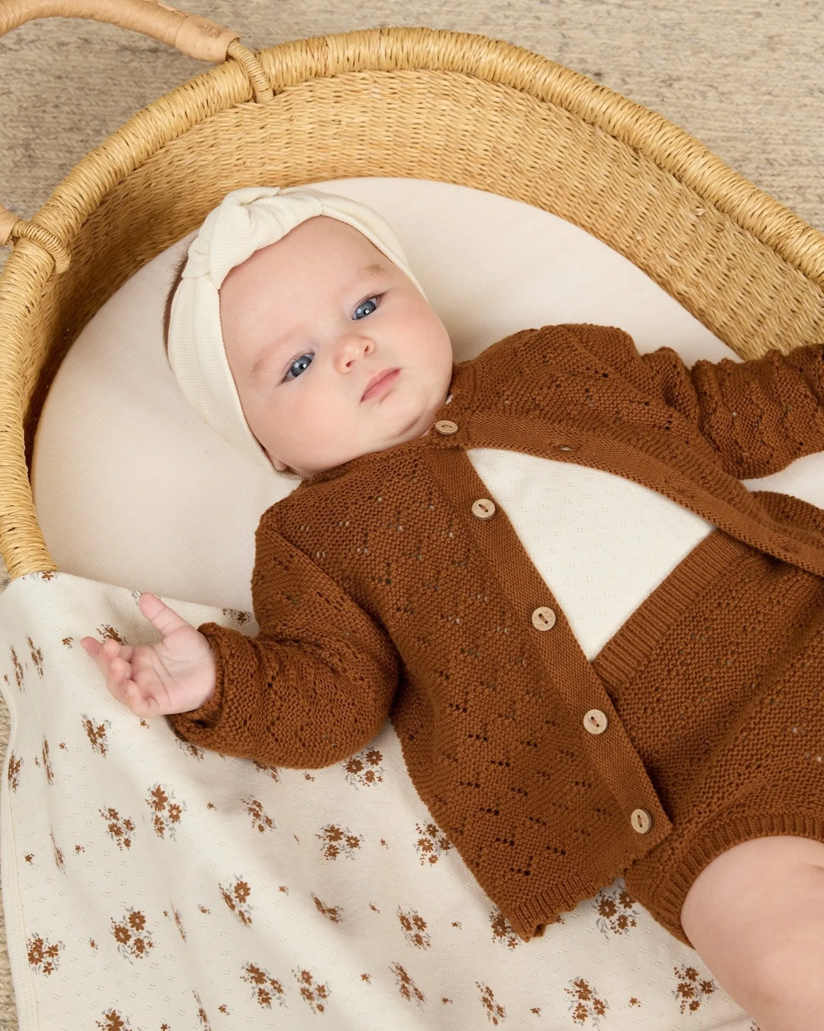 Scalloped Cardigan || Cinnamon