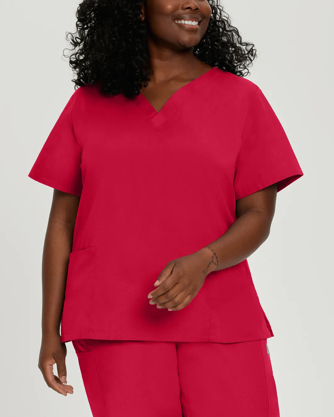 ScrubZone Women's 3-Pocket V-Neck Scrub Top - 70221