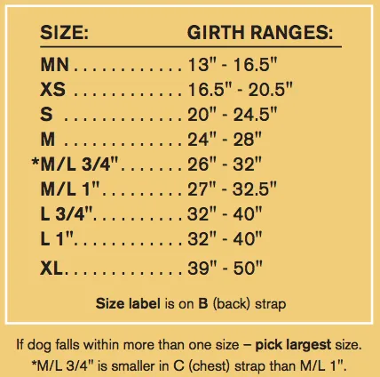 SENSE-ation Dog Harness - Various Colours