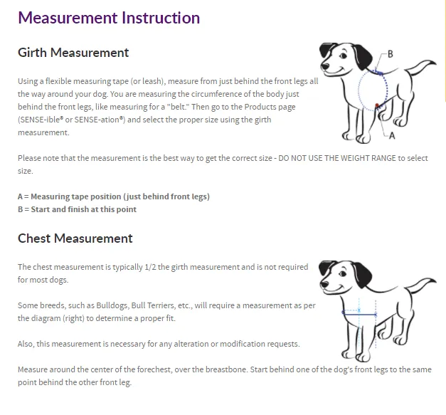 SENSE-ation Dog Harness - Various Colours