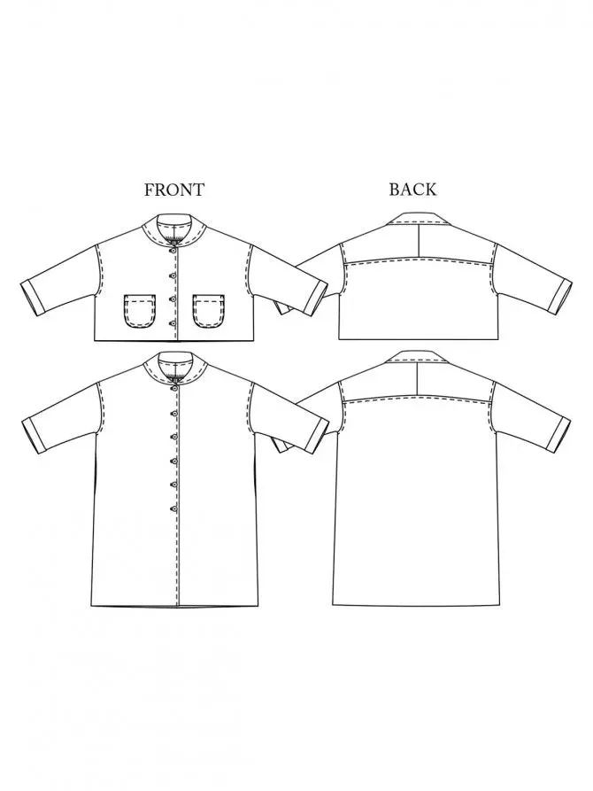 Sewing Kit : Sanda Jacket, Ripstop Cotton