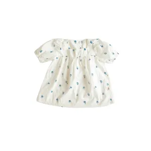 Short-Sleeved Puffy Blouse - Adele