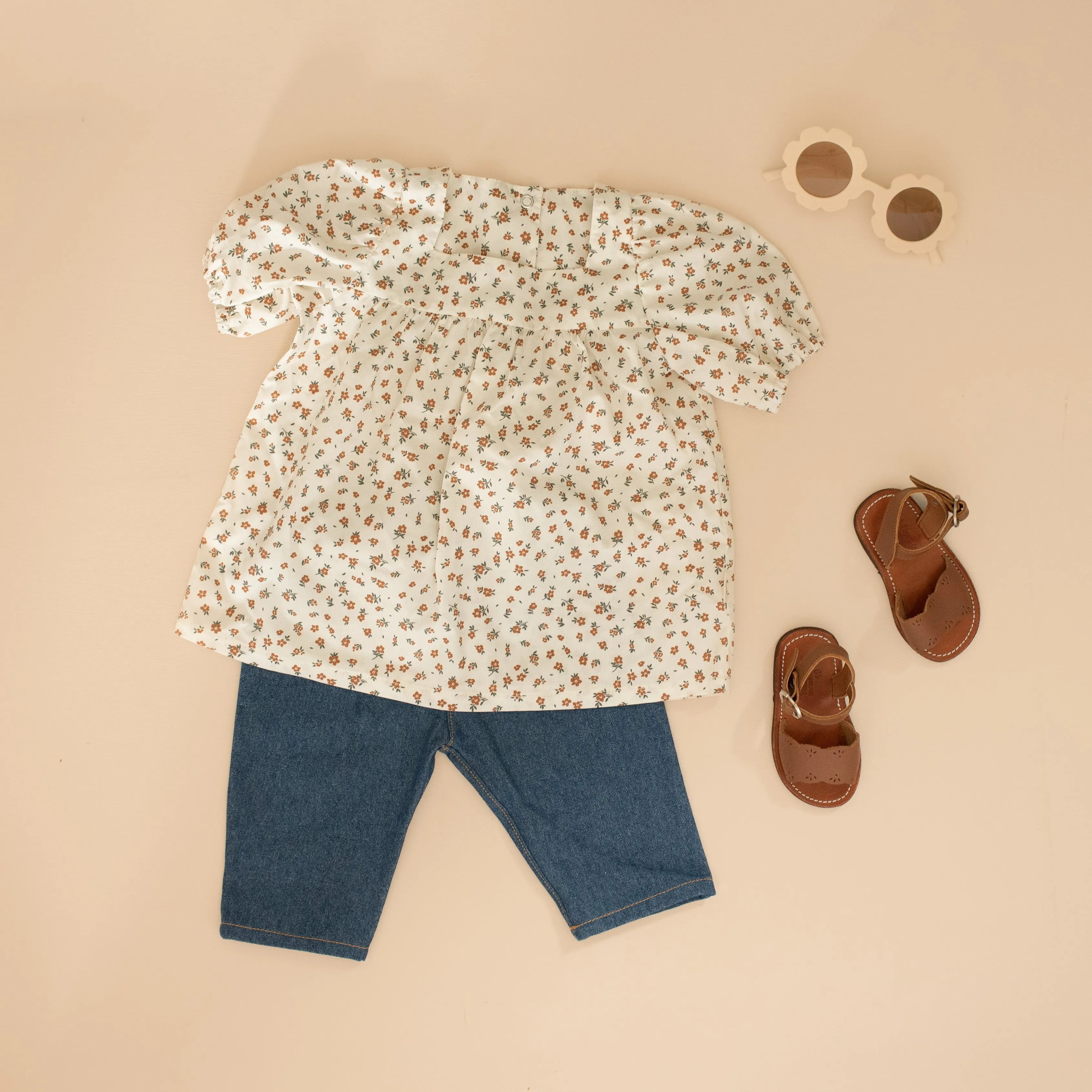 Short-Sleeved Puffy Blouse - Josephine