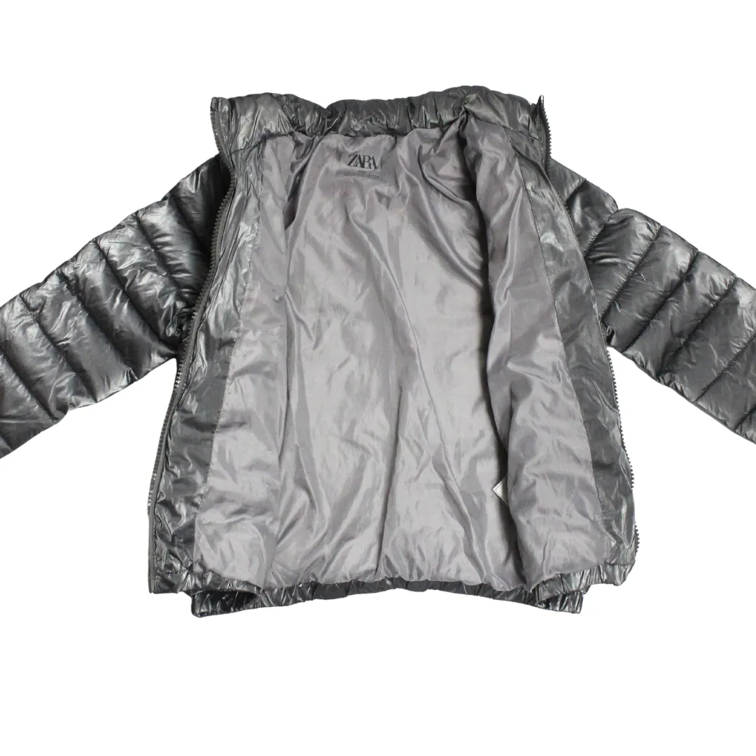 Silver Puffa Jacket