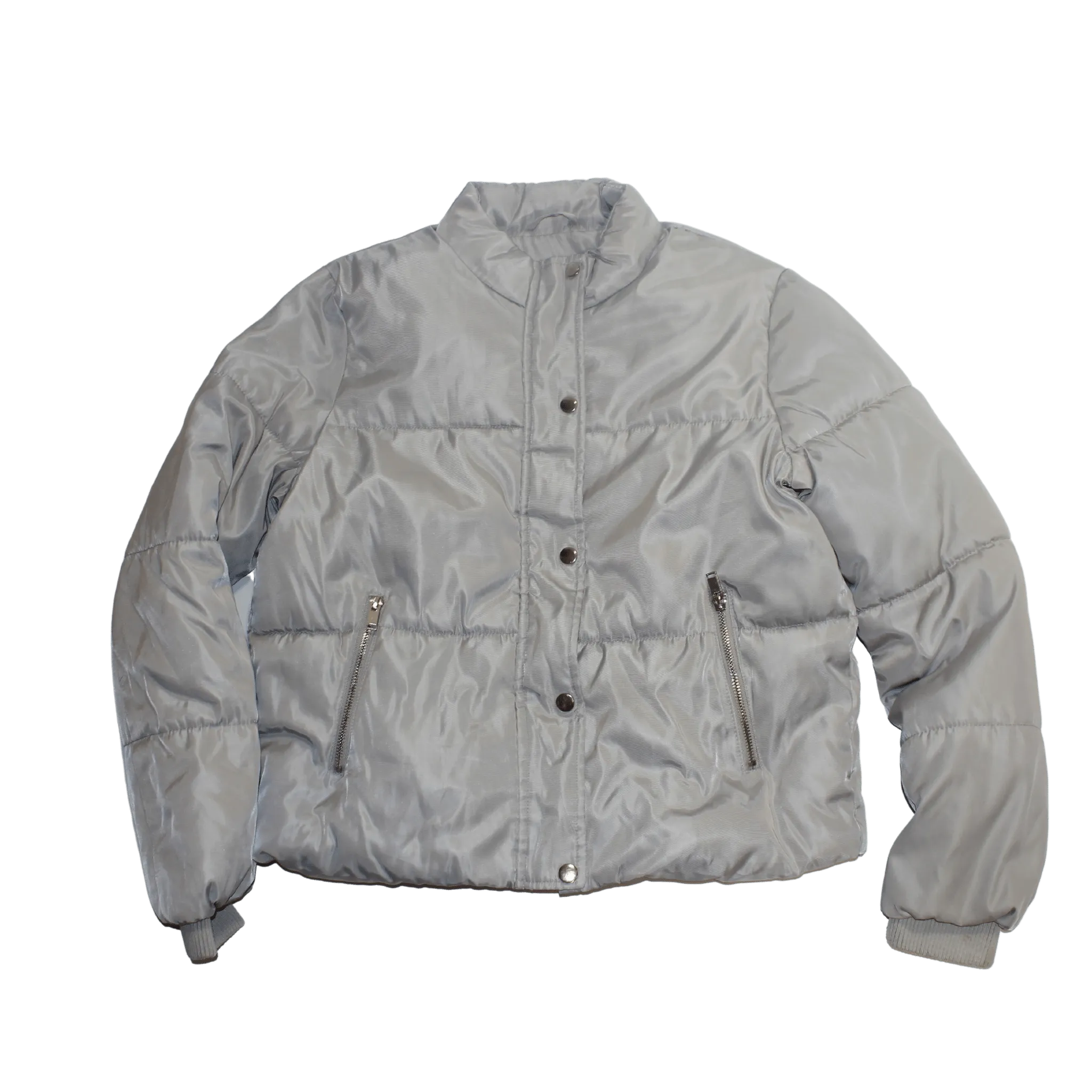 Silver Puffa Jacket