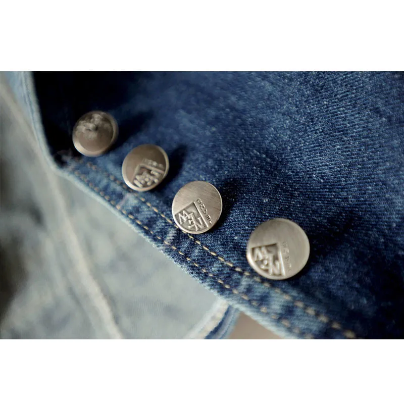 Sleeveless Short Jeans Waist coats