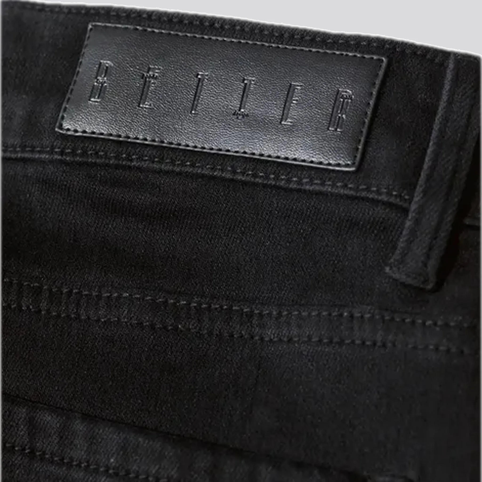 Slim fit fashionable elastic jeans for women