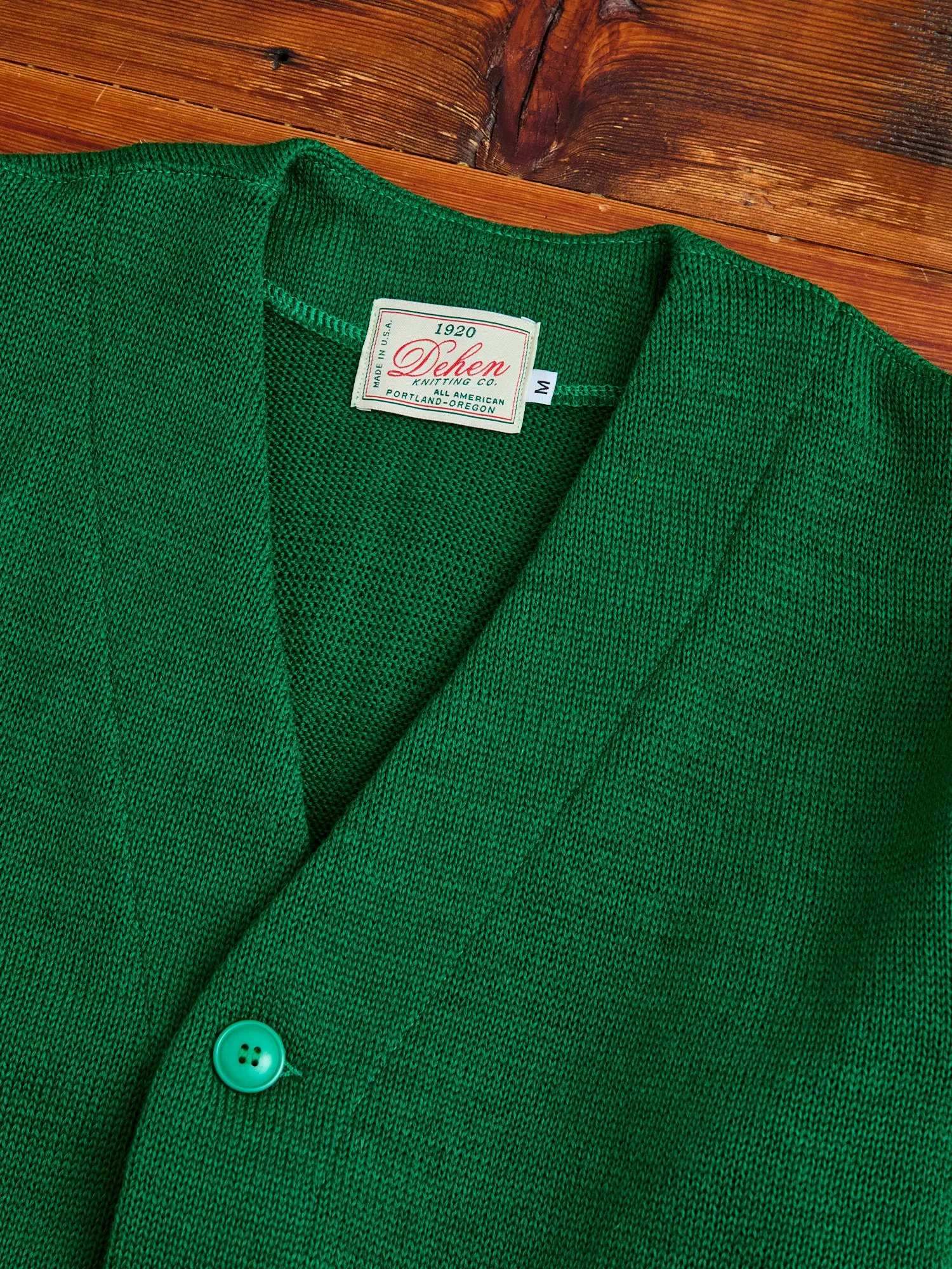 Slouchy Cardigan in Kelly Green