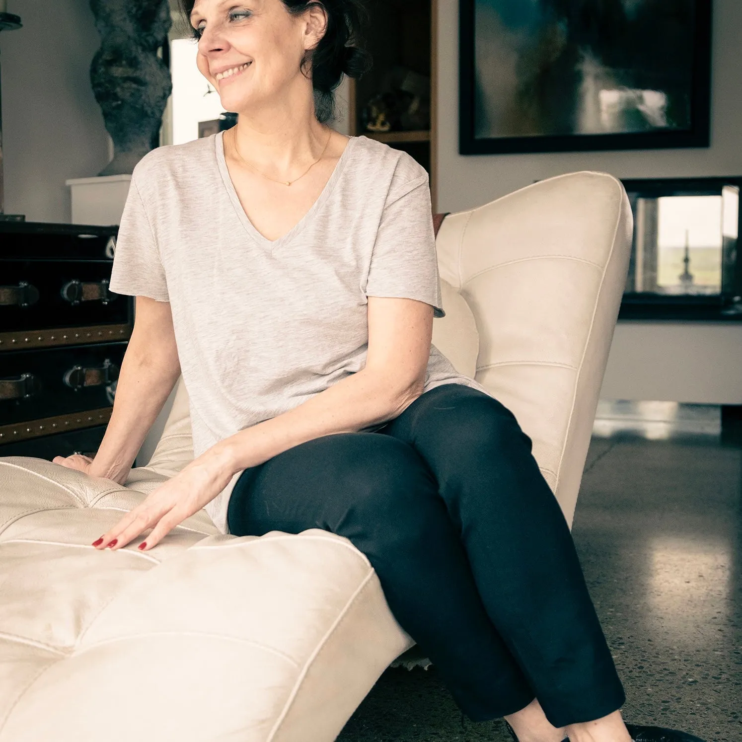 Soffys Navy Trousers