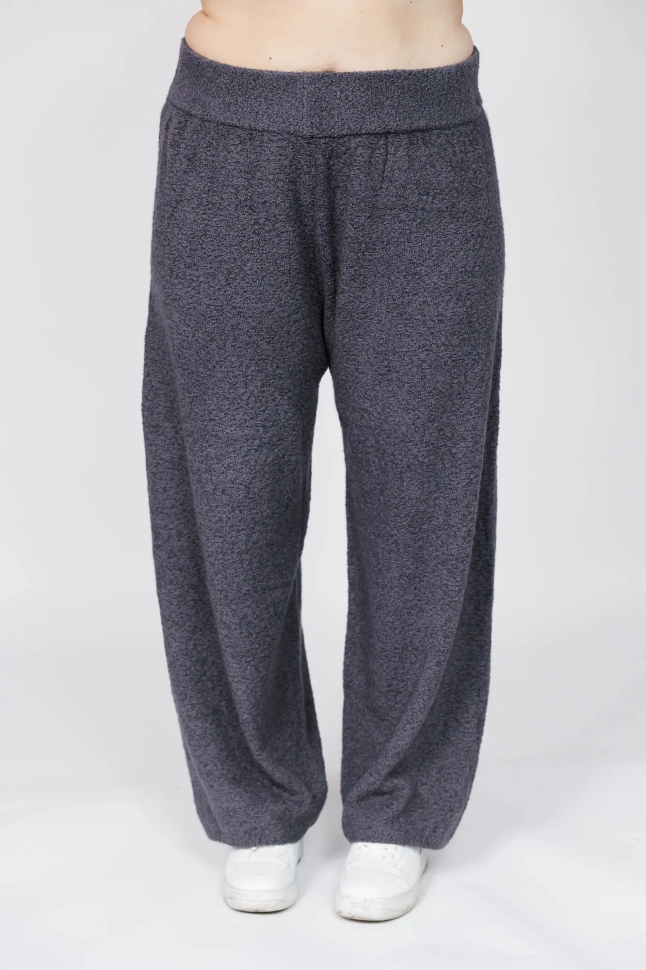 Soft Love Wide Leg Pant in Cool Grey