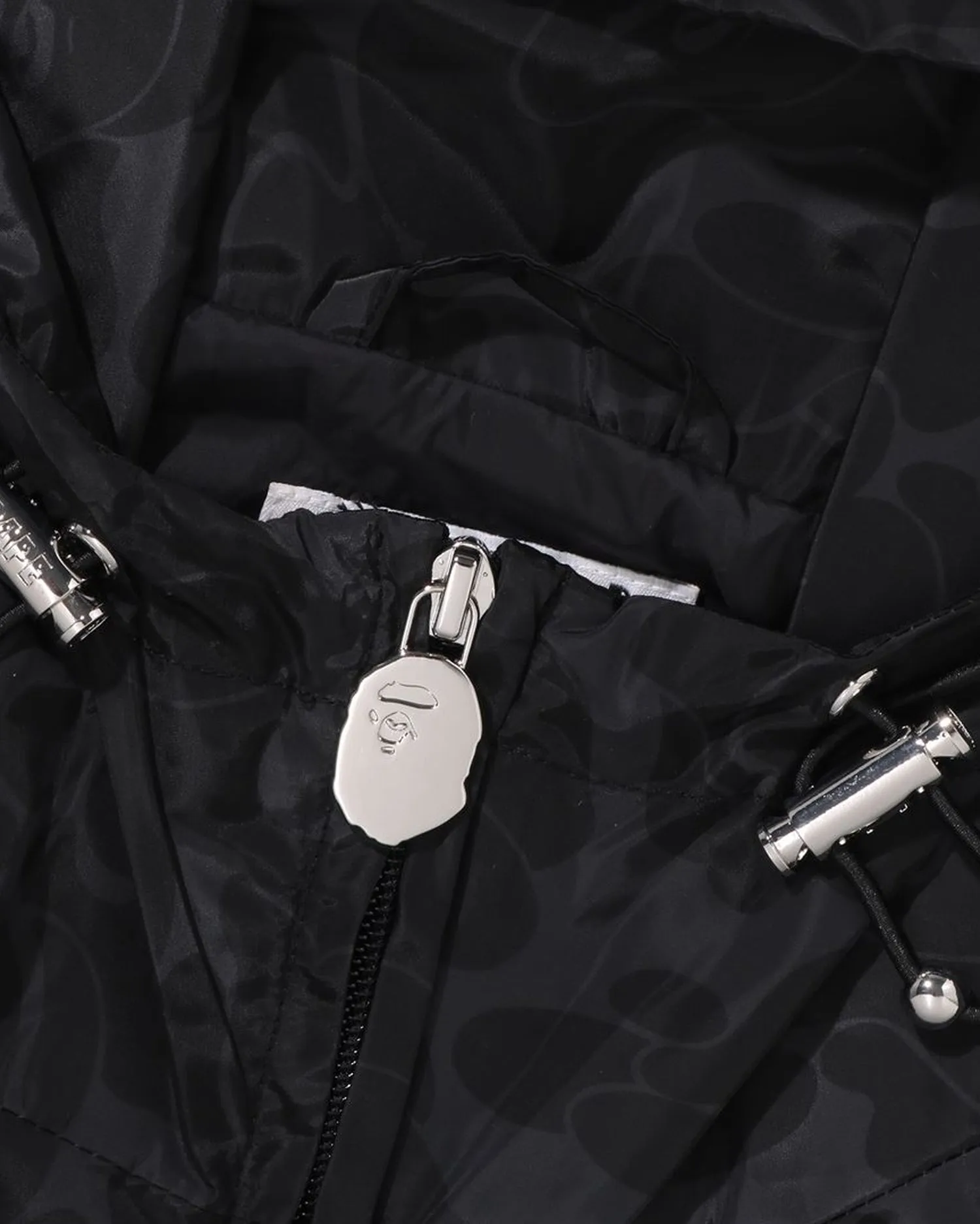 Solid Color Nylon Hooded Jacket