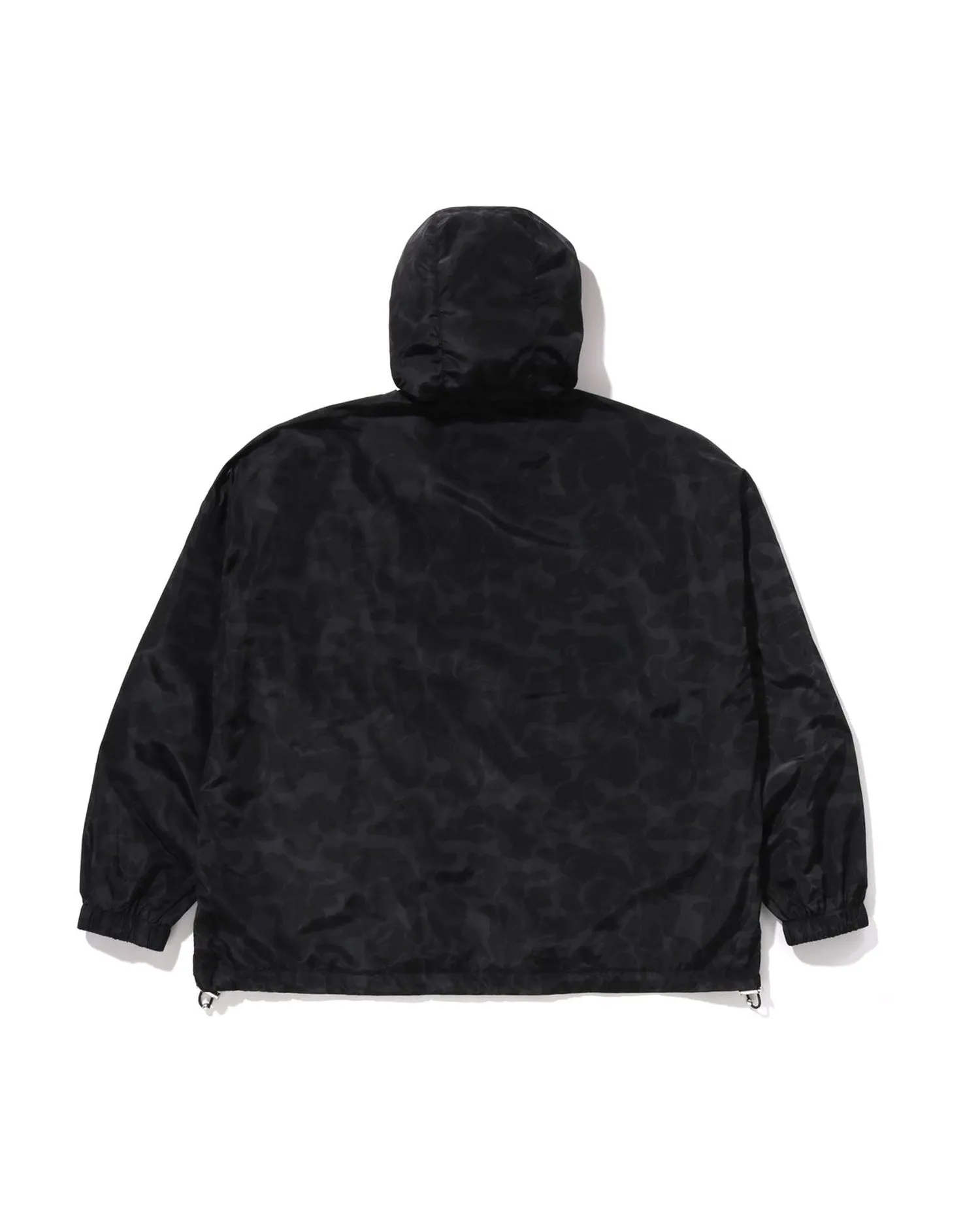 Solid Color Nylon Hooded Jacket