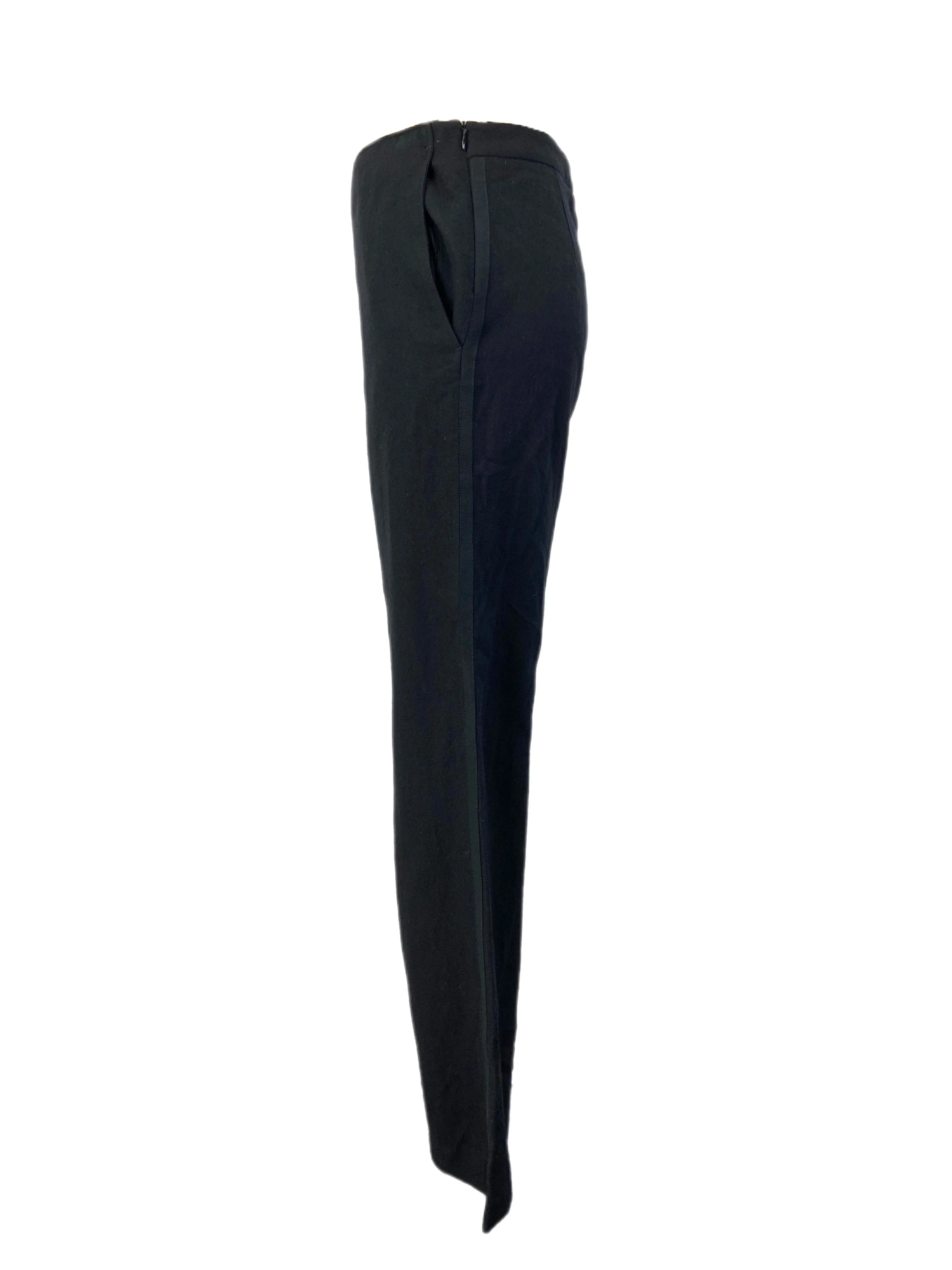 STEVEN ALAN Women's Black Wide Leg Casual Pants Sz 6 NWOT