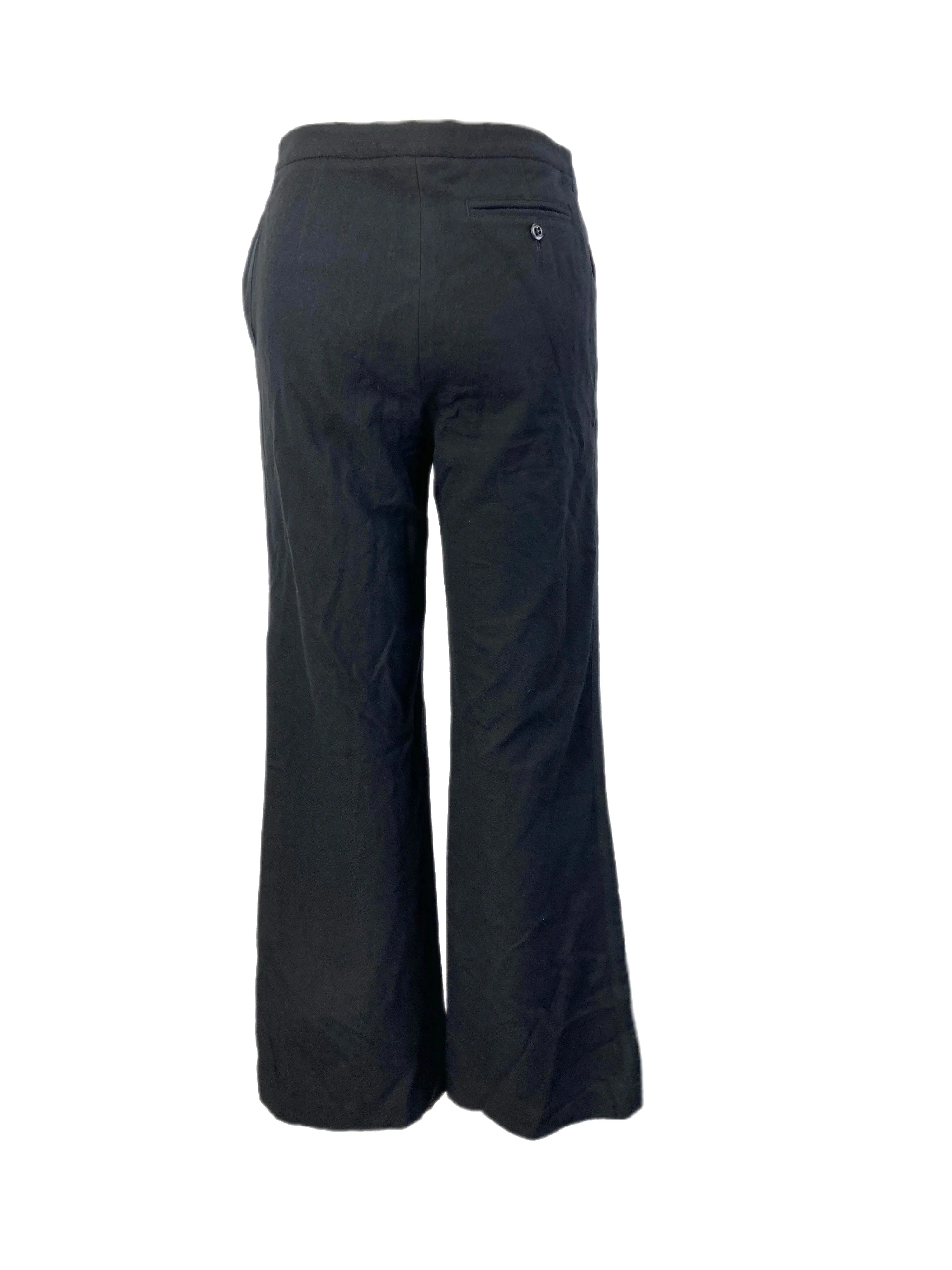 STEVEN ALAN Women's Black Wide Leg Casual Pants Sz 6 NWOT