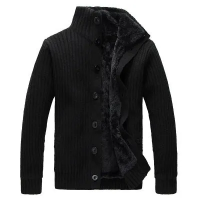 Sweater Men Coats Winter Warm Shirt Thick Jacket