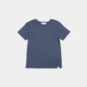 T-shirt « Miles Basiques » bleu vintage