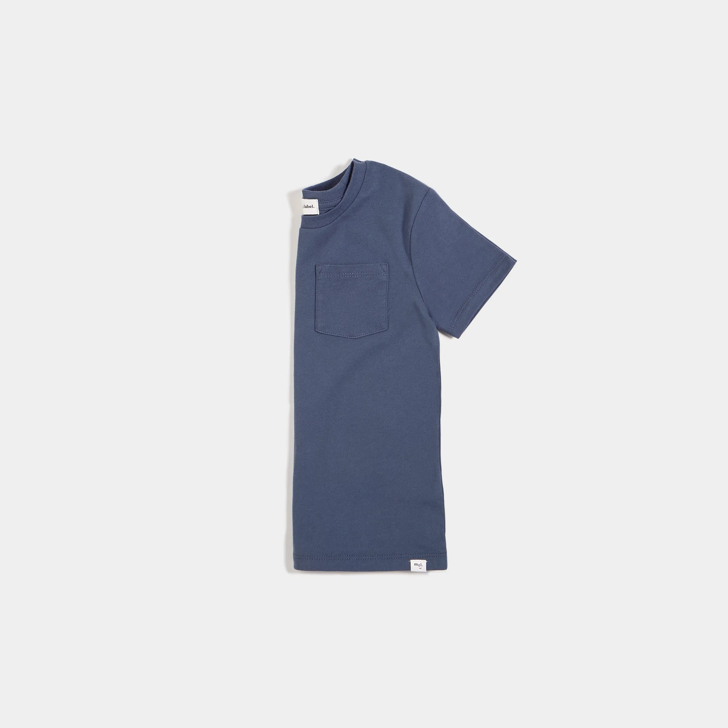 T-shirt « Miles Basiques » bleu vintage