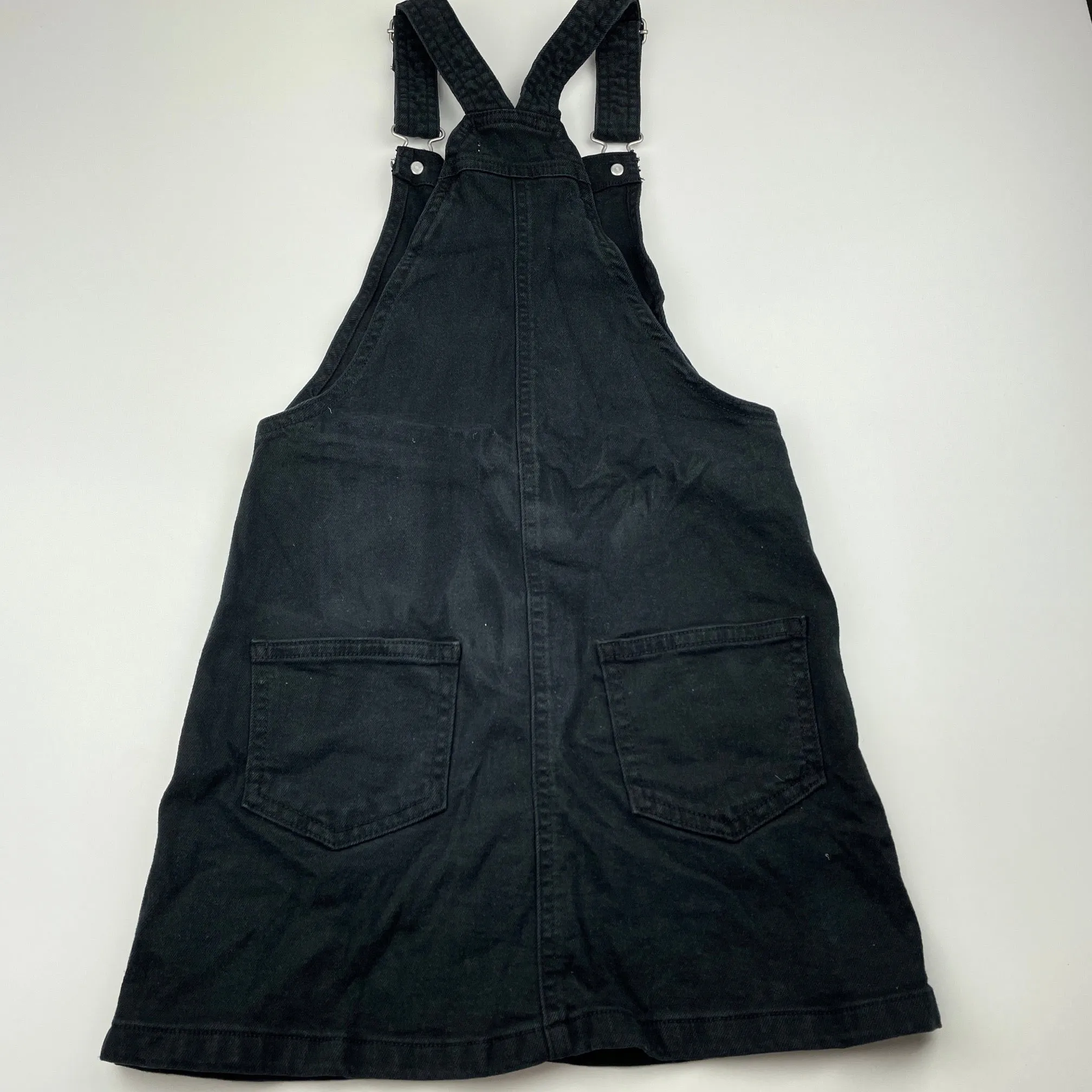Target stretch denim overalls dress / pinafore, size 8, Pre-loved