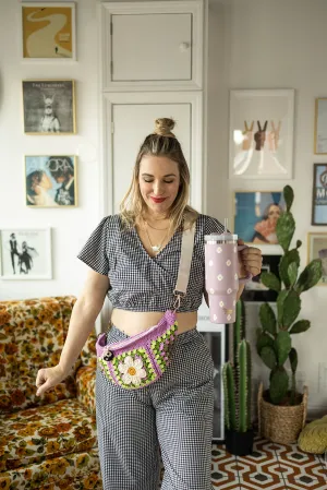 tate top in gingham