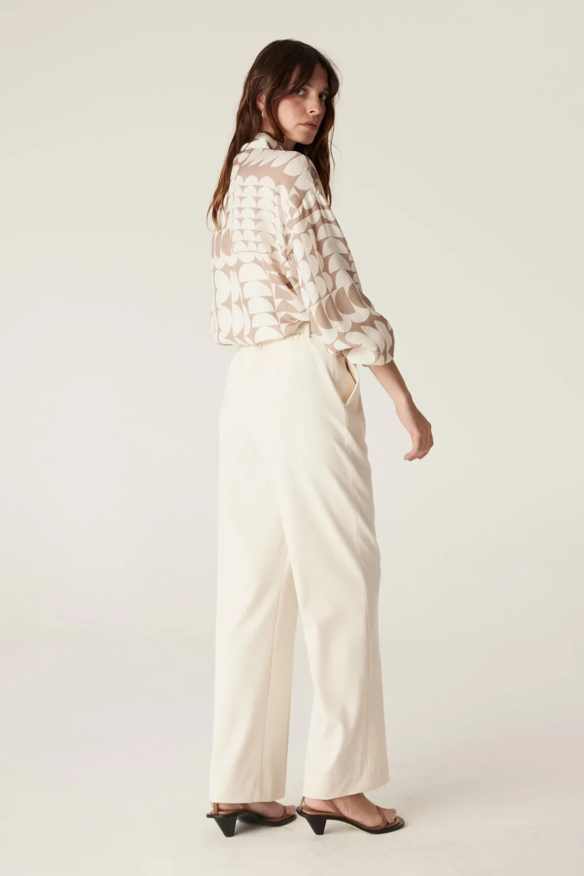 TATE Wide Leg Pant | IVORY