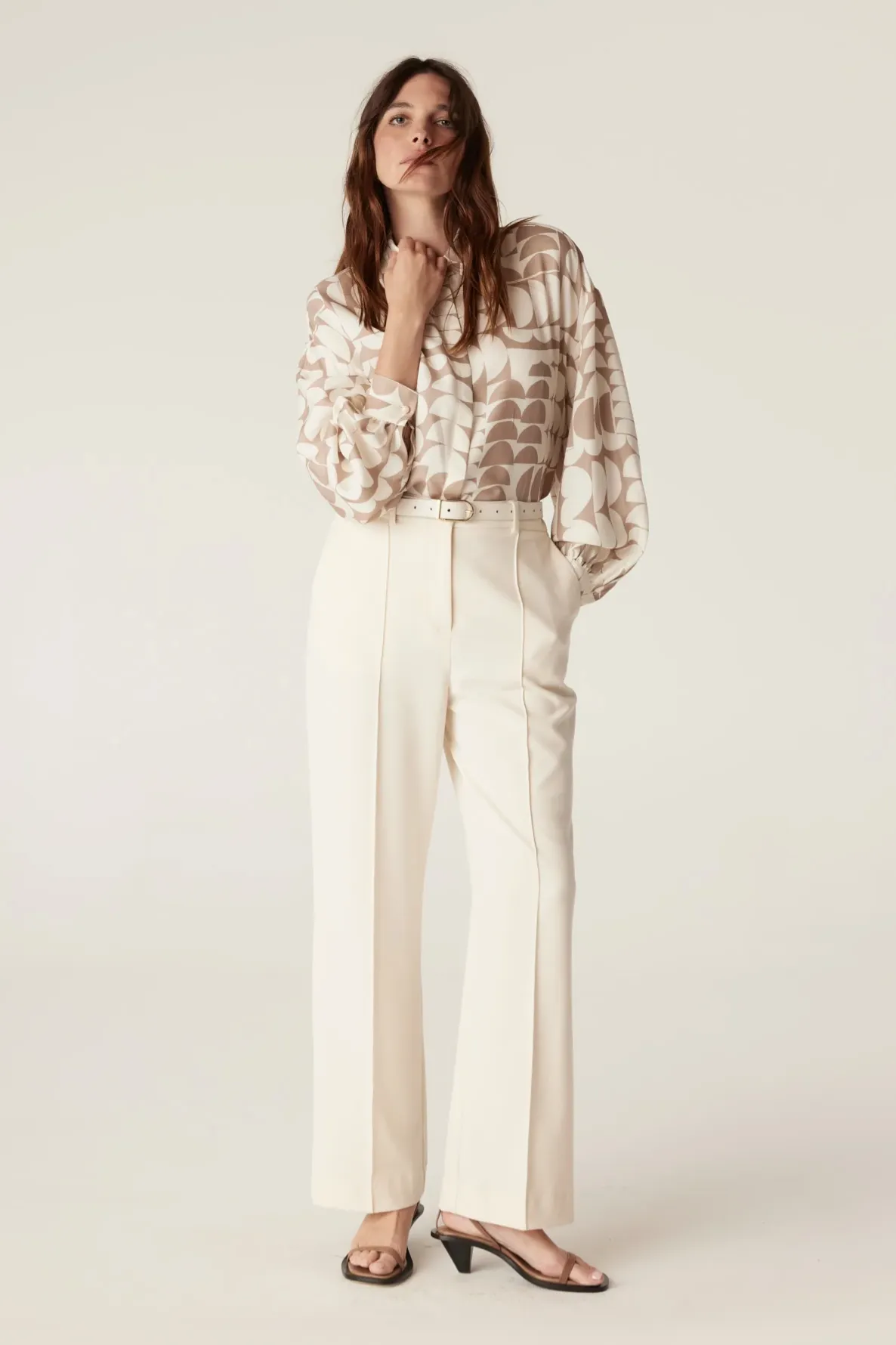 TATE Wide Leg Pant | IVORY