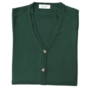 The 100% Merino Italian Cardigan - Green