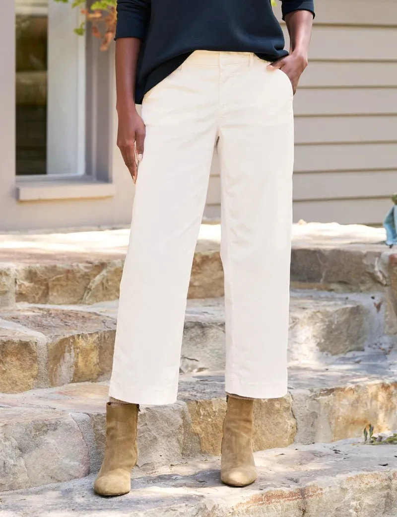 THE ITALIAN WIDE LEG CHINO
