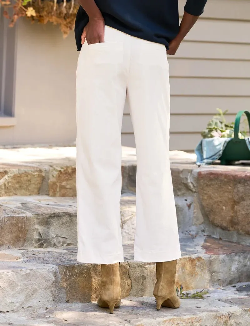 THE ITALIAN WIDE LEG CHINO