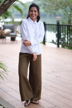 The Linen Wide Leg Pants