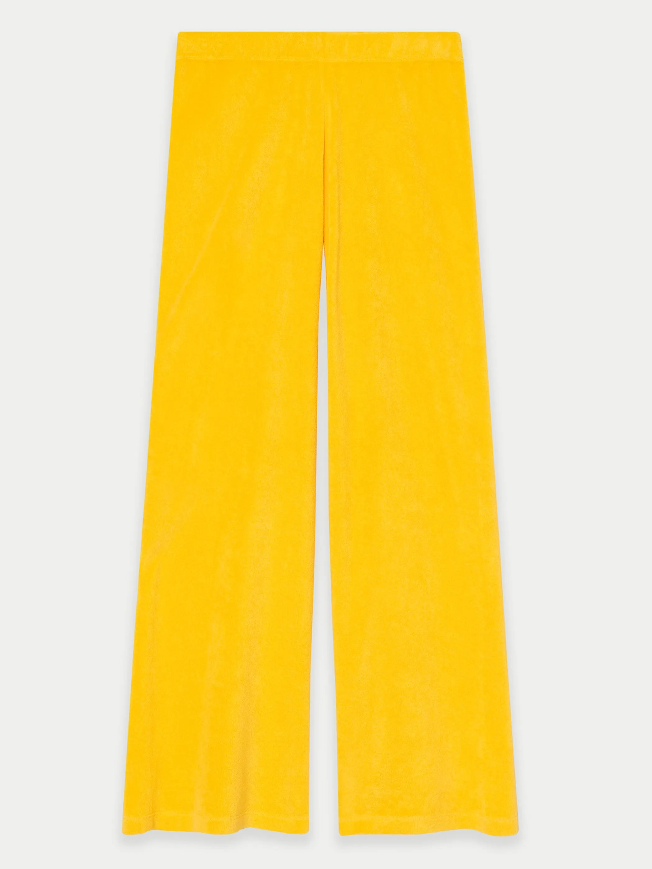 The Lito Low Rise Flare Pants in Terry